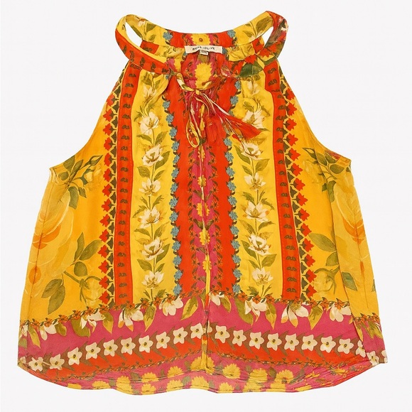 Rose & Olive Tops - 🌸 Rose + Olive Boho Floral Halter Top 🌸